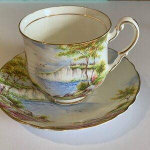 Paragon Cliffs of Dover Vintage Cup and Saucer